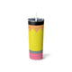 Pencil Skinny Steel Tumbler with Straw, 20oz