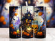 Halloween 47 Skinny Steel Tumbler with Straw, 20oz