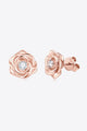 Moissanite Flower 925 Sterling Silver Earrings