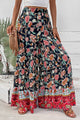 Pantalones palazzo florales de cintura alta