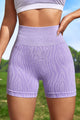 Pantalones cortos activos ajustados con cintura ancha