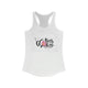 Camiseta sin mangas Racerback Ideal para mujer