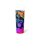 Skinny Steel Tumbler with Straw, 20oz