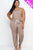 Plus Elasticized Waist Jogger Jumpsuit - Creations by Shay