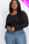 Plus Size Button Up Cropped Top - Creations by Shay