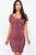 Front Lace Up Ruched Mini Dress - Creations by Shay