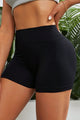Pantalones cortos activos de cintura alta Slim Fit