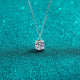 1 Carat Moissanite 925 Sterling Silver Necklace