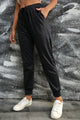 Joggers con estampado de leopardo y bolsillos