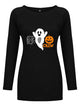 Women's Halloween personalized print loose Long Sleeve T-Shirt Top