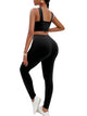 women's sexy tight pants two piece set