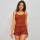Women's long-sleeved soft loungewear suit